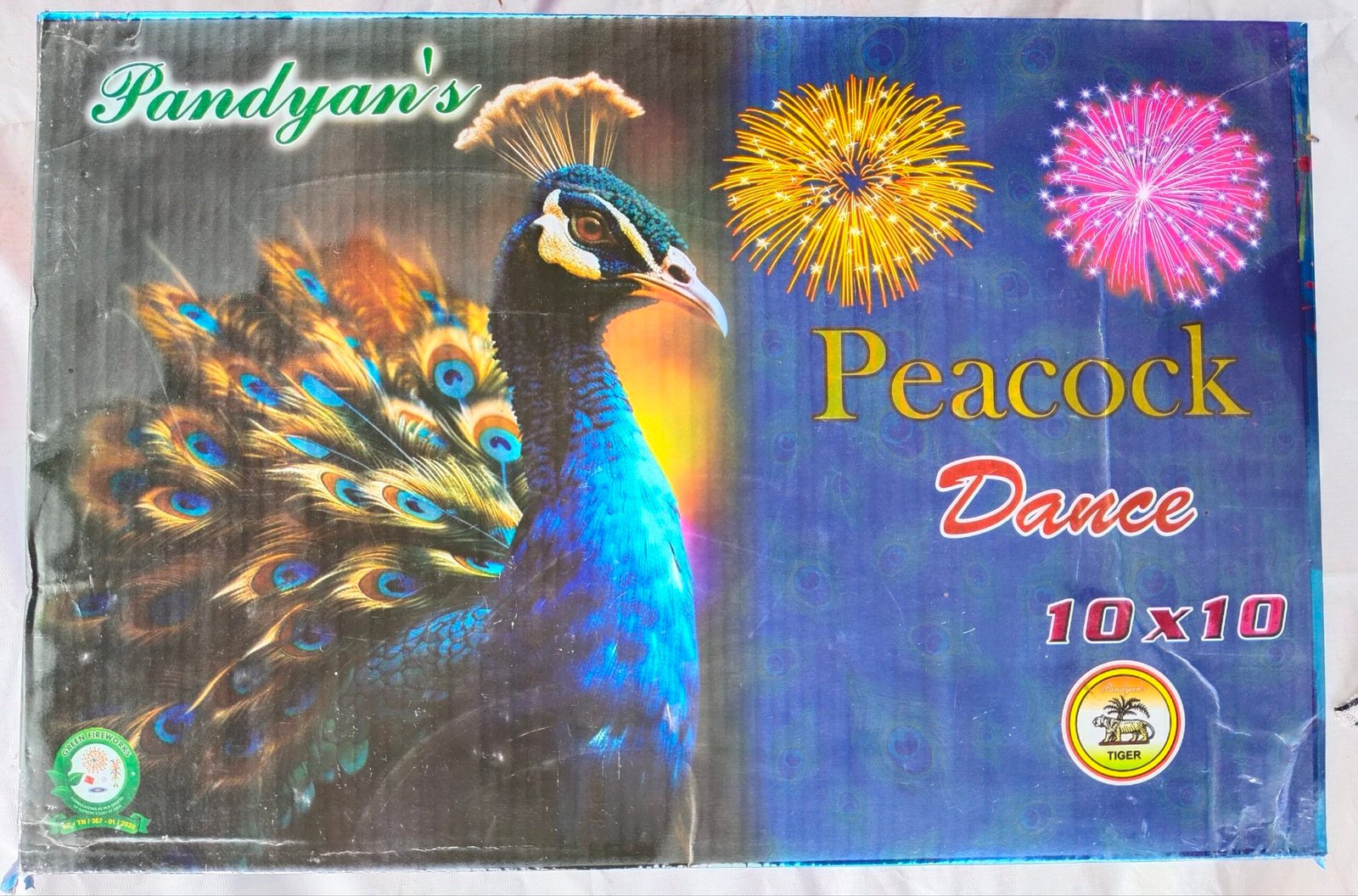 Peacock Dance 10x10
